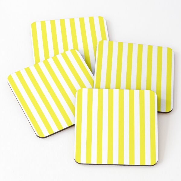 Item preview, Yellow vertical stripes for bold graphic statement. - WelshDesigns designed and sold by welshdesigns.