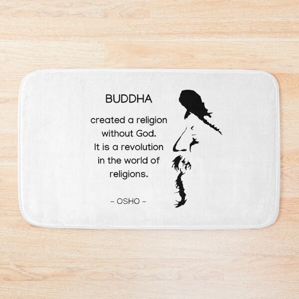 Item preview, Osho Quote on Simplicity – Minimalist Spiritual Art Print designed and sold by RetComly.