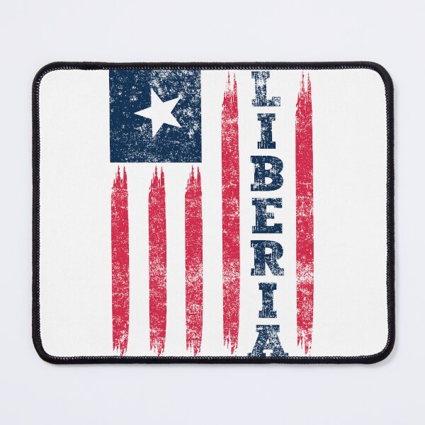 Item preview, Liberia Liberian Flag Lone Star Vintage designed and sold by PearlMoonGrapes.