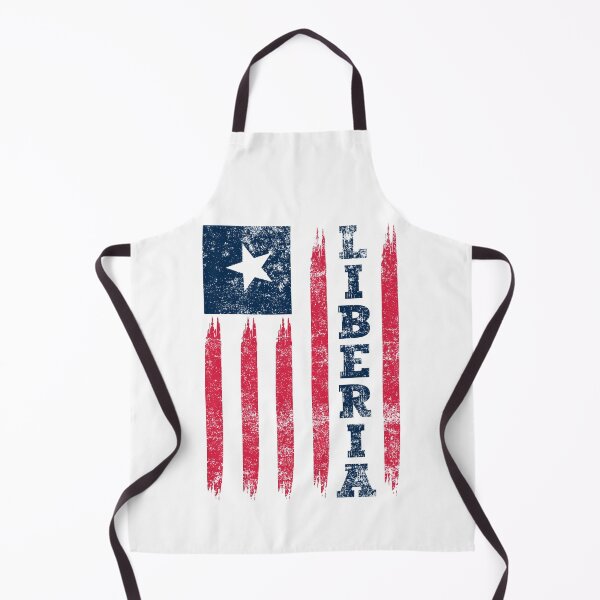 Item preview, Liberia Liberian Flag Lone Star Vintage designed and sold by PearlMoonGrapes.