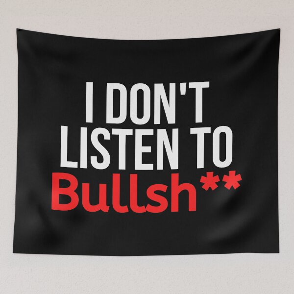 Item preview, I Don't Listen To Bullshit designed and sold by BigMovesHustler.