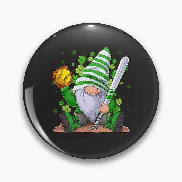 Item preview, Softball Shamrock Lucky Gnome Irish St Patrick's Day Boys 113 designed and sold by fawsonpnhamme.