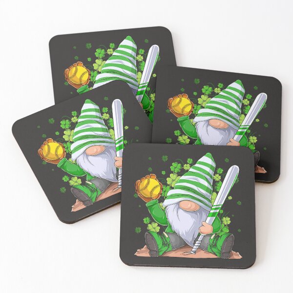 Item preview, Softball Shamrock Lucky Gnome Irish St Patrick's Day Boys 113 designed and sold by fawsonpnhamme.