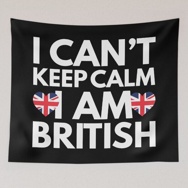 Item preview, I Cant Keep Calm, I am British from Britain designed and sold by HelloFromAja.