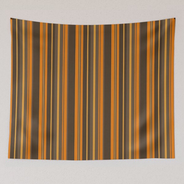 Item preview, Simple repeating orange and brown pattern of stripes - WelshDesigns designed and sold by welshdesigns.