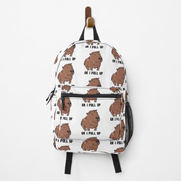 Item preview, OK I PULL UP CAPYBARA designed and sold by RoserinArt.