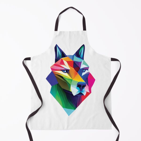 Item preview, colorful wolf/beautiful wolf art work designed and sold by ralick.