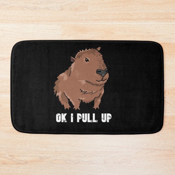 Item preview, Ok I Pull Up Capybara Meme designed and sold by RoserinArt.