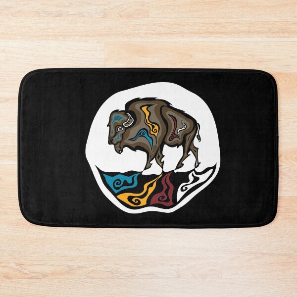 Item preview, Four Directions Buffalo WAWEZHI Canada Indigenous Art designed and sold by WAWEZHI.
