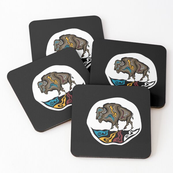 Item preview, Four Directions Buffalo WAWEZHI Canada Indigenous Art designed and sold by WAWEZHI.