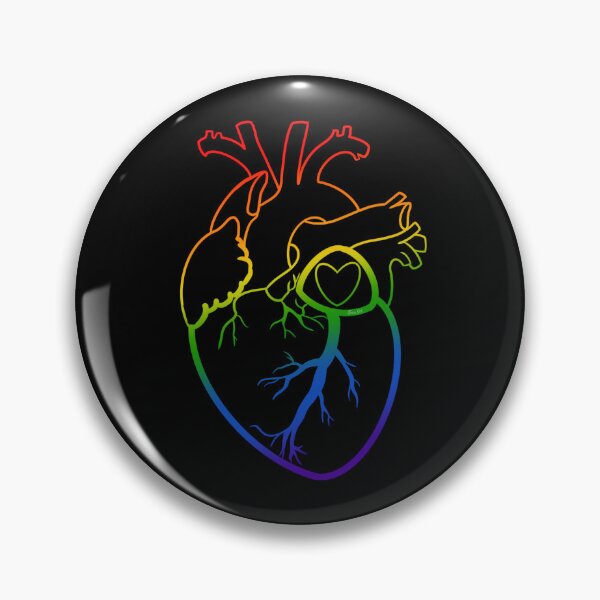 Item preview, Colorful Anatomically Correct Heart v.1 designed and sold by Zeons-Art.