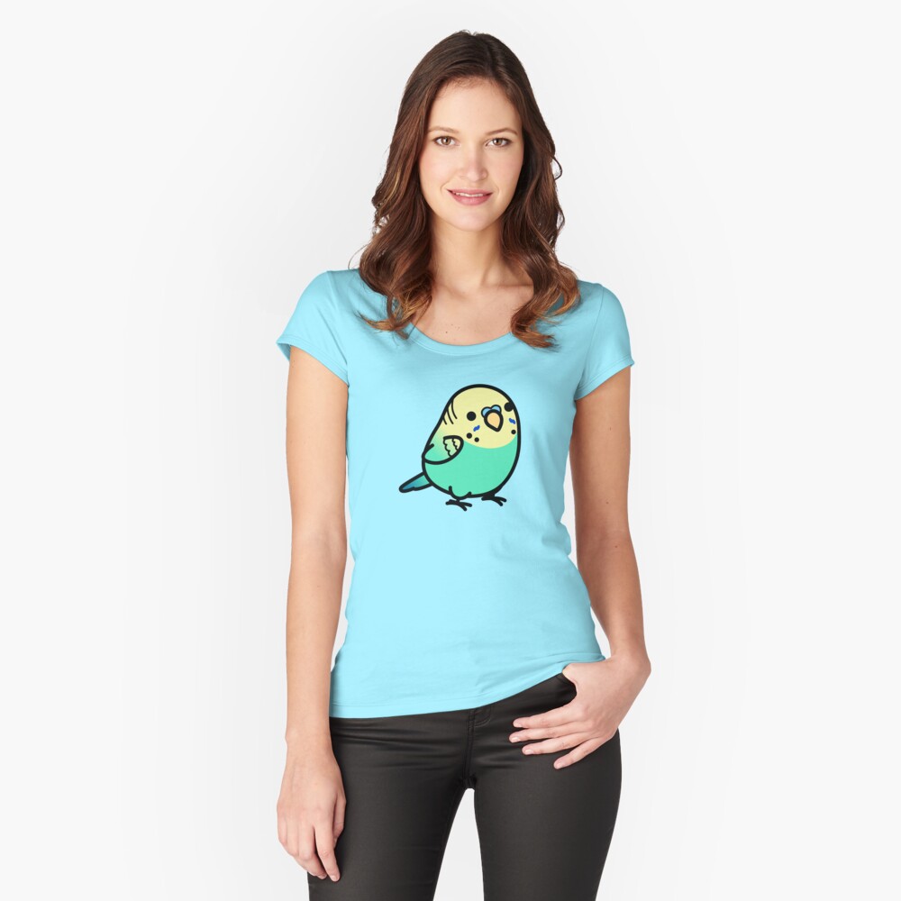 Item preview, Fitted Scoop T-Shirt designed and sold by birdhism.
