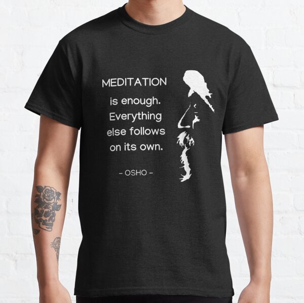 Rajneesh Shirt, Osho, Bhagwan, Be Dont Try to Become, Tshirt, Osho Quotes,  Meditation, Guru, Burning Man, Festival Clothing, Gift, T-shirt 