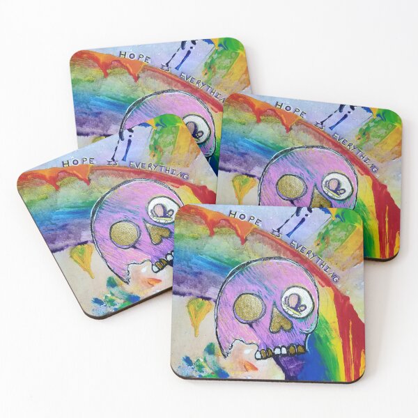 Item preview, "Hope is Everything" Colorful Rainbow Abstract Art designed and sold by A. R.  Knowles.