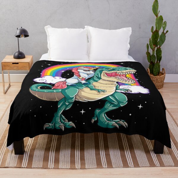 Item preview, Unicorn Riding Dinosaur T rex Funny Men Women Rainbow Gifts designed and sold by blissfulstimulu.