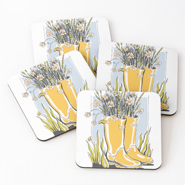 Item preview, Cottagecore Flowers In Boots designed and sold by Chadwick Bradley.