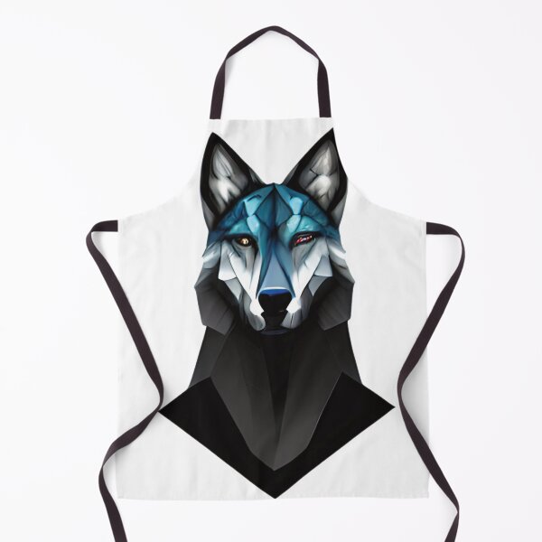 Item preview, Gray colorful wolf /colorful wolf artwork, designed and sold by ralick.