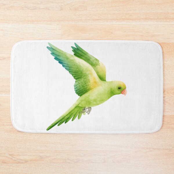 Item preview, Watercolor Green Budgie Bird designed and sold by silviaol.