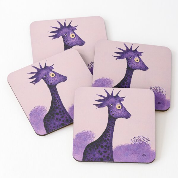 Item preview, Dr Seuss inspired purple Giraffe designed and sold by ThePurpleMelon.