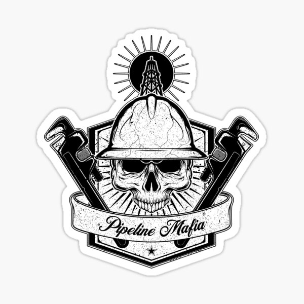 "Pipeline Mafia" Sticker for Sale by joeeasy Redbubble