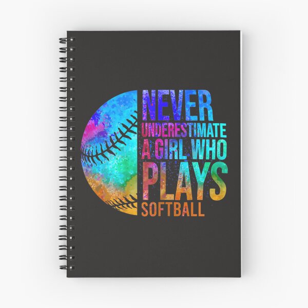 Item preview, Softball Women Never Underestimate A Softball Girl Tie Dye designed and sold by fawsonpnhamme.