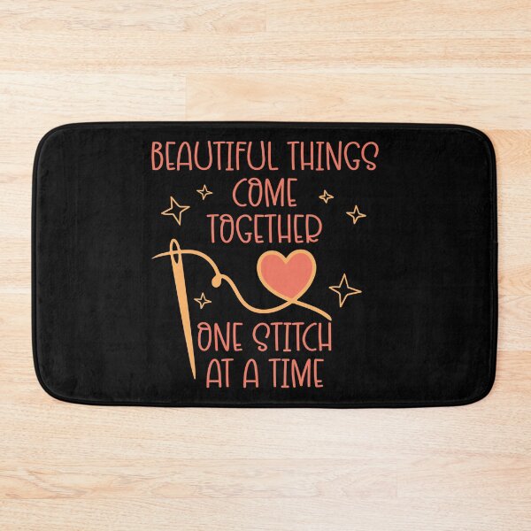 Item preview, Beautiful Things Come Together One Stitch AT A One  designed and sold by Trendyt-shirt20.