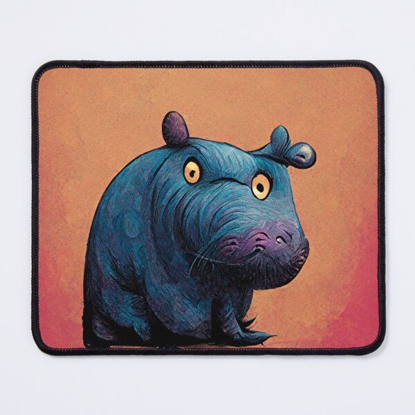 Item preview, Dr Seuss inspired Green Hippo designed and sold by ThePurpleMelon.