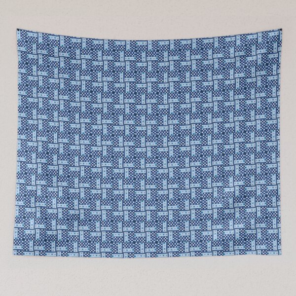 Aperçu de l'œuvre Tissage de panier minoen bleu créée et vendue par CNGooge.