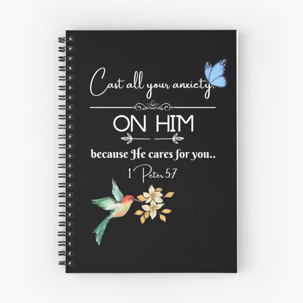 Item preview, 1 Peter 5:7 Cast all your anxiety on Him designed and sold by VerseGifts.