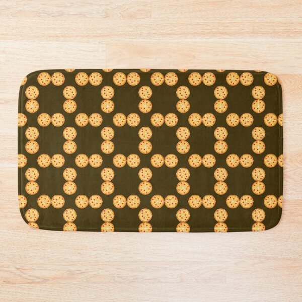 Item preview, How to slice a pizza pattern white designed and sold by Nerdivora.
