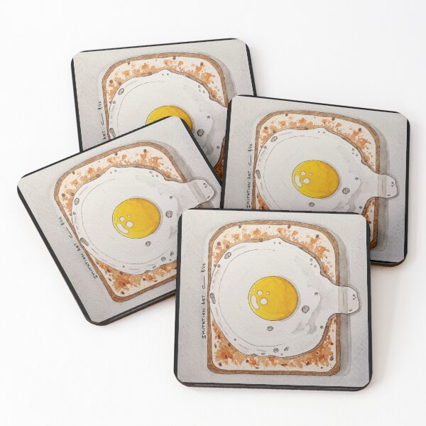 Item preview, Sunnyside on toast designed and sold by ImitationArt.