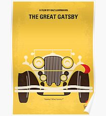 No206- The Great Gatsby minimal movie poster Poster