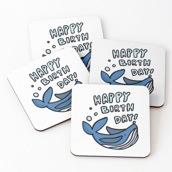 Item preview, Happy Birthday Blue Whale designed and sold by Alilcasias.