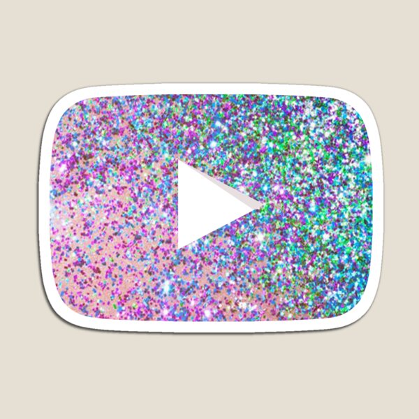 Glitter Youtube Logo Gifts Merchandise Redbubble