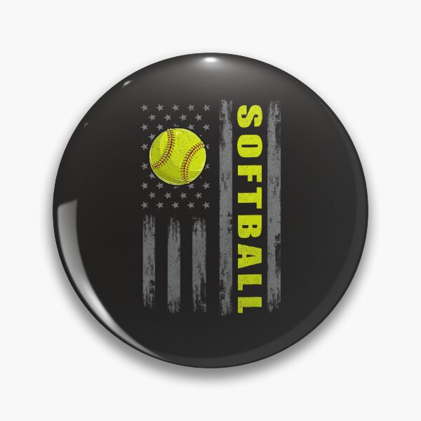 Item preview, USA Patriotic Softball, American Flag 148 designed and sold by fawsonpnhamme.