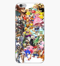 Super Smash Bros characters iPhone Case