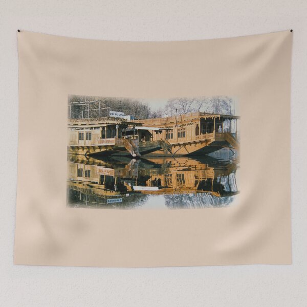 Item preview, Houseboat on Dal Lake designed and sold by indiafrankk.