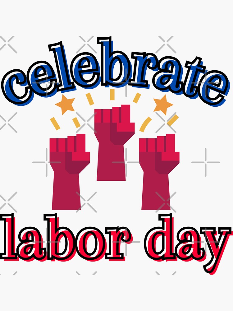 "american labor day weekend 2022 decoration" Sticker for Sale by Dhl4l