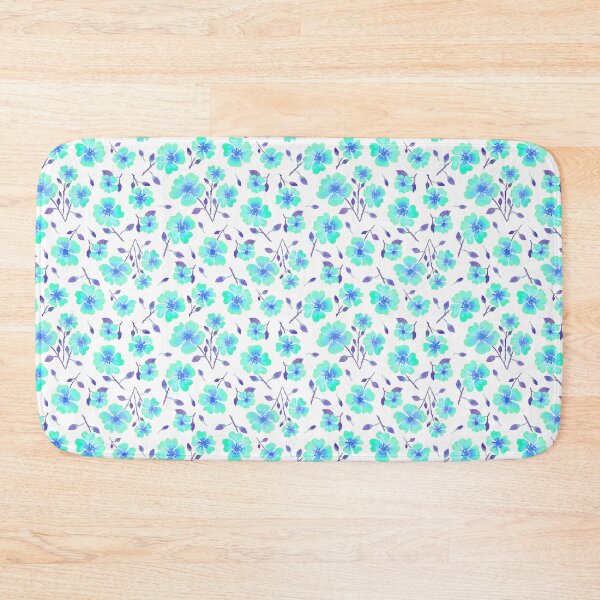 Item preview, Wild Roses in Turquoise designed and sold by MarcyBrennanArt.
