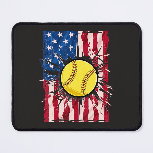 Item preview, Vintage Softball 4th of July Men USA American Flag Boys Kids 126 designed and sold by fawsonpnhamme.
