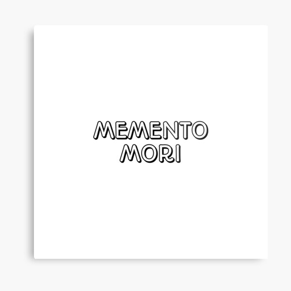 Artikel-Vorschau von Memento Mori – erinnere dich daran, dass du sterben wirst – stoische Weisheit, designt und verkauft von Inspirationmotivation.