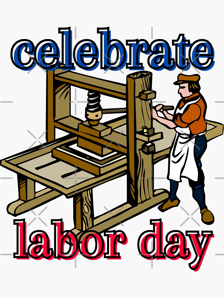 "american labor day weekend 2022 decoration" Sticker for Sale by Dhl4l