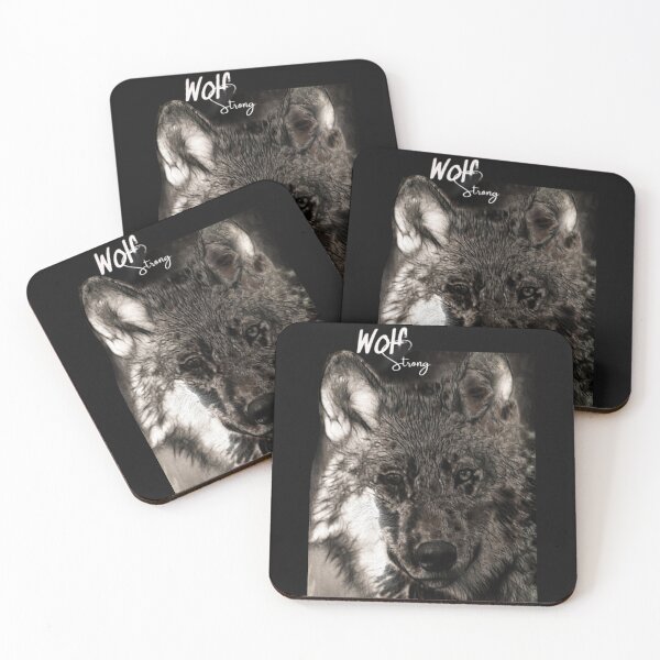 Item preview,  Be Strong As A Wolf  designed and sold by MckinleyArt.