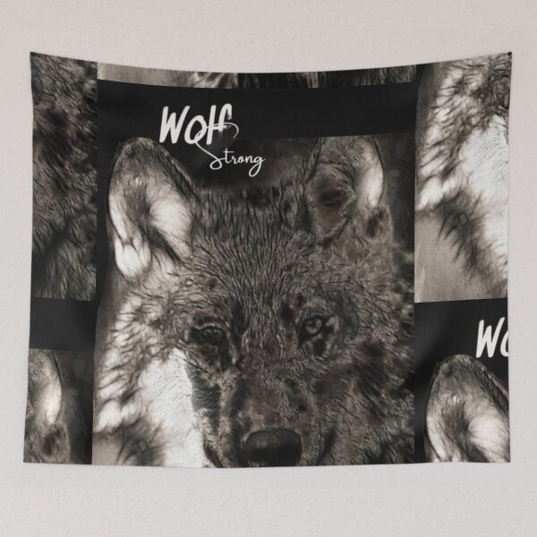 Item preview,  Be Strong As A Wolf  designed and sold by MckinleyArt.