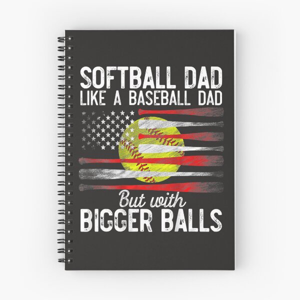 Item preview, Vintage Softball Dad Like A Baseball Dad US Flag Fathers Day designed and sold by fawsonpnhamme.