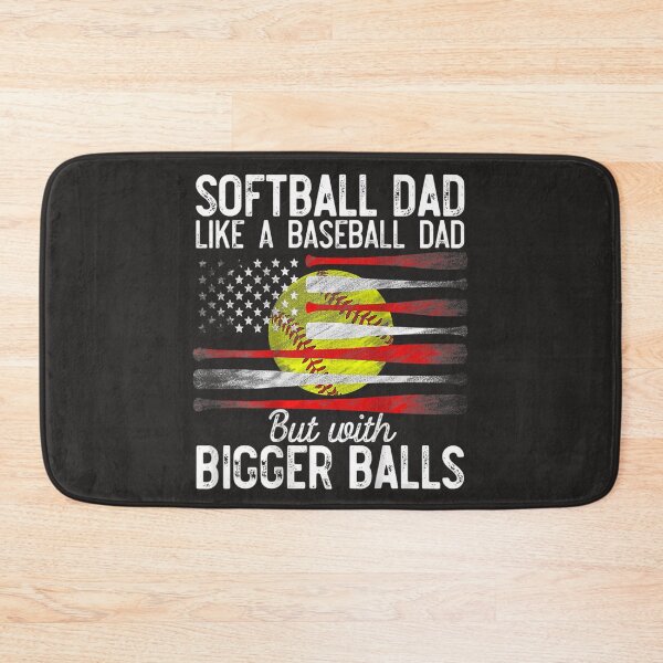 Item preview, Vintage Softball Dad Like A Baseball Dad US Flag Fathers Day designed and sold by fawsonpnhamme.