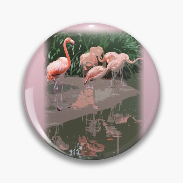 Item preview, Brilliant flamingoes designed and sold by indiafrankk.