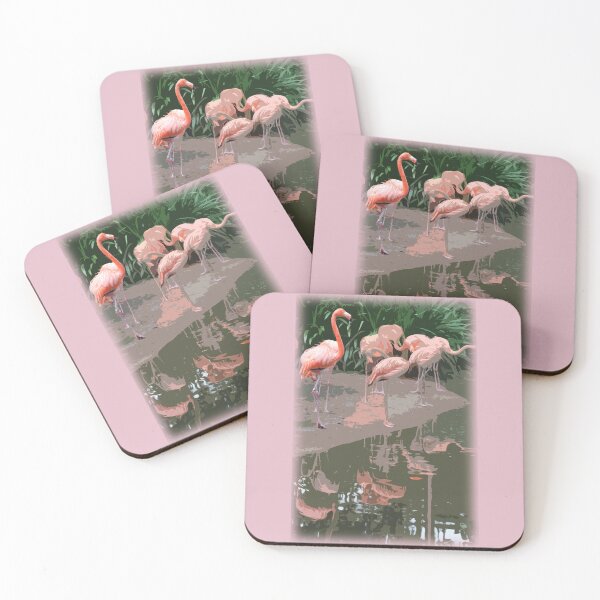 Item preview, Brilliant flamingoes designed and sold by indiafrankk.