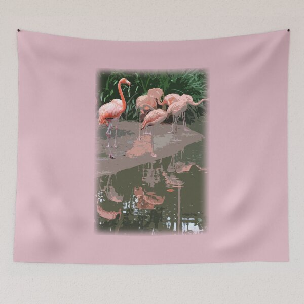 Item preview, Brilliant flamingoes designed and sold by indiafrankk.