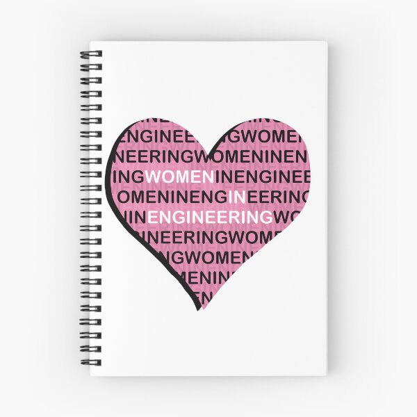 Item preview, women in engineering heart designed and sold by Dazely.